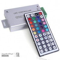 ریموت کنترل و درایور LED RGB - مادون قرمز - 44 کلید - درایور 24A